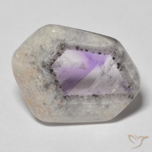 Amethyst Geode Slice Gemstone in 20 x 15 mm (calibrated) Size for Sale, Amethyst Geode Slice Stone in Multicolor Color