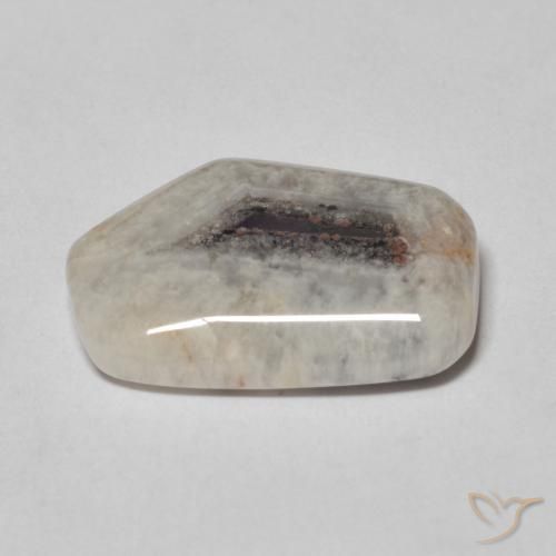 Amethyst Geode Slice Gemstone in 15.9 x 10.8 mm Size for Sale, Amethyst Geode Slice Stone in Multicolor Color