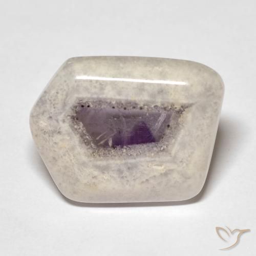 Amethyst Geode Slice Gemstone in 20 x 15 mm (calibrated) Size for Sale, Amethyst Geode Slice Stone in Multicolor Color