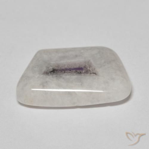 7.26 ct Multicolor Amethyst Geode Slice Stone, Natural Amethyst Geode Slice in Sliced Crystal Shape for Sale