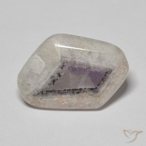 Amethyst Geode Slice Gemstone in 18.3 x 14.1 mm Size for Sale, Amethyst Geode Slice Stone in Multicolor Color