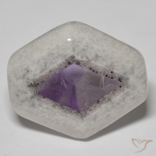 Amethyst Geode Slice Gemstone in 22.9 x 19.8 mm Size for Sale, Amethyst Geode Slice Stone in Multicolor Color