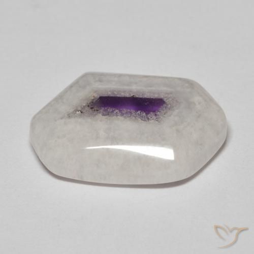 Amethyst Geode Slice Gemstone in 18.9 x 13.2 mm Size for Sale, Amethyst Geode Slice Stone in Multicolor Color