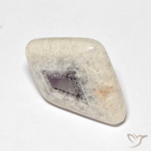 9.47 ct Multicolor Amethyst Geode Slice Stone, Natural Amethyst Geode Slice in Sliced Crystal Shape for Sale