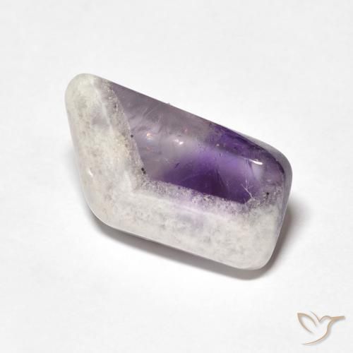 9.76ct Natural Multicolor Amethyst Geode Slice, Fancy, Transparent