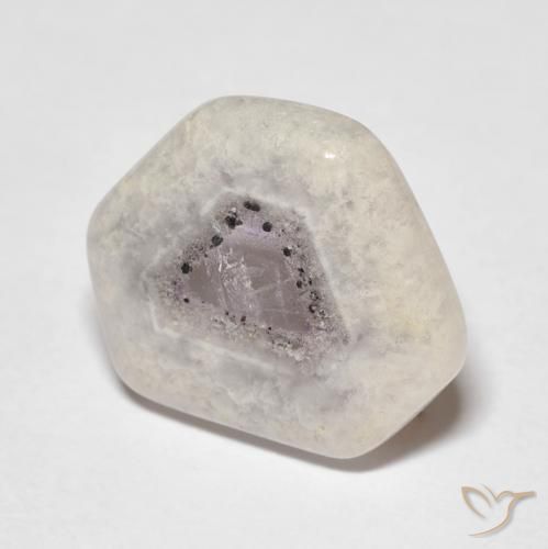 Amethyst Geode Slice Gemstone in 14.9 x 12.6 mm Size for Sale, Amethyst Geode Slice Stone in Multicolor Color