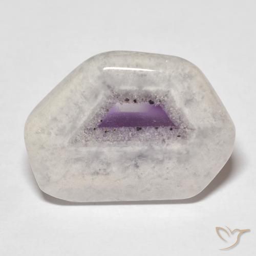 Amethyst Geode Slice Gemstone in 18 x 13 mm (calibrated) Size for Sale, Amethyst Geode Slice Stone in Multicolor Color