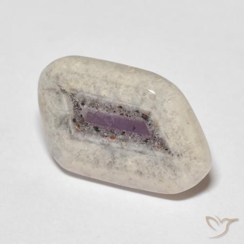 6.08 ct Multicolor Amethyst Geode Slice Stone, Natural Amethyst Geode Slice in Sliced Crystal Shape for Sale