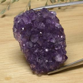 65.5ct Fancy Crystal Cluster Violet Amethyst Geode for sale thumb image of 65.5ct Fancy Crystal Cluster Violet Amethyst Geode (ID: 391738)