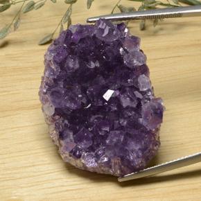 61.7ct Fancy Crystal Cluster Violet Amethyst Geode for sale thumb image of 61.7ct Fancy Crystal Cluster Violet Amethyst Geode (ID: 391739)