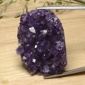 74.6ct Fancy Crystal Cluster Violet Amethyst Geode for sale thumb image of 74.6ct Fancy Crystal Cluster Violet Amethyst Geode (ID: 391740)