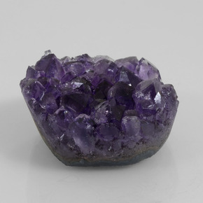 97.19 ct Violet Amethyst Geode Gemstone, Amethyst Geode Gem in Fancy Crystal Cluster Shape for Sale.