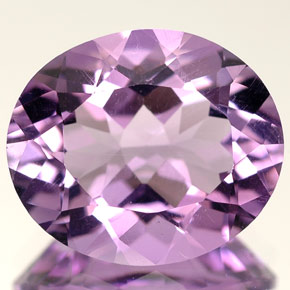 6.50 ct Violet Amethyst Gemstone, Amethyst Gem in Oval Facet Shape for Sale.