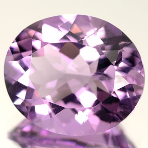 6.50 ct Violet Amethyst Stone, Natural Amethyst in Oval Facet Shape for Sale