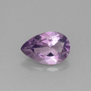 1.16 ct Violet Amethyst Gemstone, Amethyst Gem in Pear Facet Shape for Sale.
