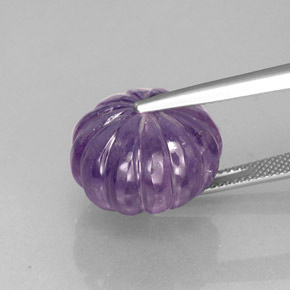Amethyst Gemstone in 16.7 x 11.6 mm Size for Sale, Amethyst Stone in Violet Color