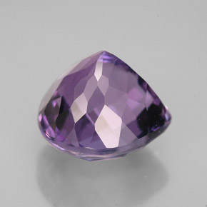 Amethyst Gemstone in 12.2 x 12.1 mm Size for Sale, Amethyst Stone in Violet Color