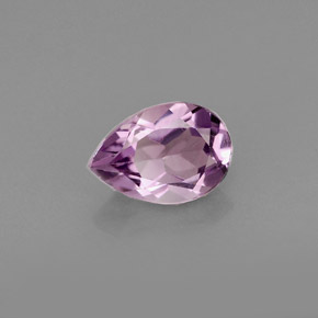 0.93 ct Violet Amethyst Gemstone, Amethyst Gem in Pear Facet Shape for Sale.