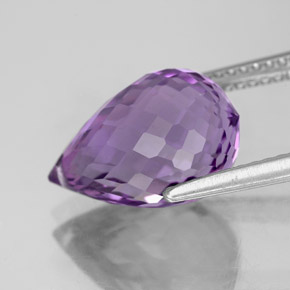 Amethyst Gemstone in 13.2 x 9.1 mm Size for Sale, Amethyst Stone in Violet Color