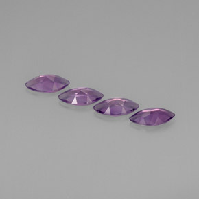 Amethyst Gemstone in 10 x 5 mm (calibrated) Size for Sale, Amethyst Stone in Violet Color
