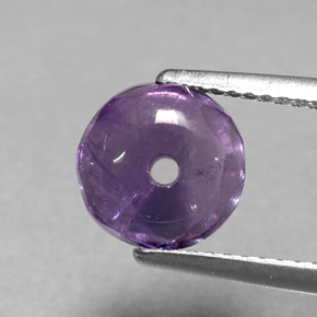 Amethyst Gemstone in 8.2 x 8.1 mm Size for Sale, Amethyst Stone in Violet Color