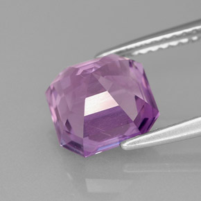 Amethyst Gemstone in 8.3 x 8.2 mm Size for Sale, Amethyst Stone in Violet Color