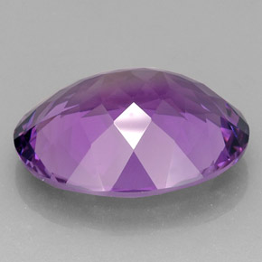 Amethyst Gemstone in 24.7 x 19.2 mm Size for Sale, Amethyst Stone in Violet Color