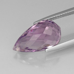 Amethyst Gemstone in 17.2 x 9.6 mm Size for Sale, Amethyst Stone in Violet Color