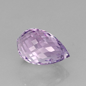 Amethyst Gemstone in 17.6 x 11.3 mm Size for Sale, Amethyst Stone in Violet Color