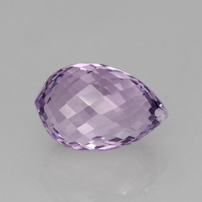 Amethyst Gemstone in 18.4 x 12 mm Size for Sale, Amethyst Stone in Violet Color