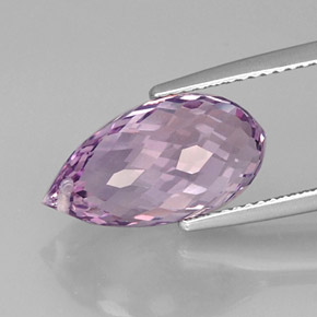 Amethyst Gemstone in 16.1 x 8.8 mm Size for Sale, Amethyst Stone in Violet Color
