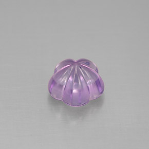 Amethyst Gemstone in 7.4 x 7.3 mm Size for Sale, Amethyst Stone in Violet Color