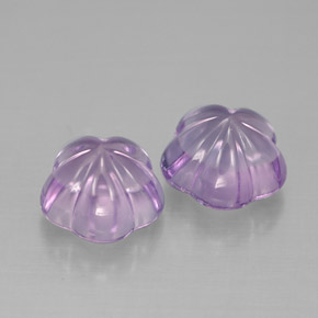 Amethyst Gemstone in 7.7 x 7.6 mm Size for Sale, Amethyst Stone in Violet Color