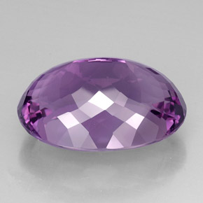 Amethyst Gemstone in 26.3 x 20.2 mm Size for Sale, Amethyst Stone in Violet Color
