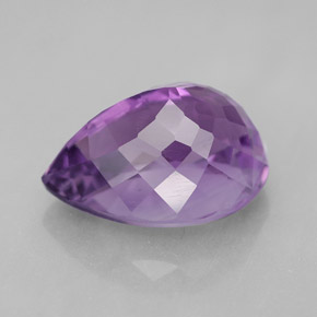Amethyst Gemstone in 14.2 x 10.5 mm Size for Sale, Amethyst Stone in Violet Color