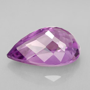 Amethyst Gemstone in 15.8 x 10.2 mm Size for Sale, Amethyst Stone in Violet Color
