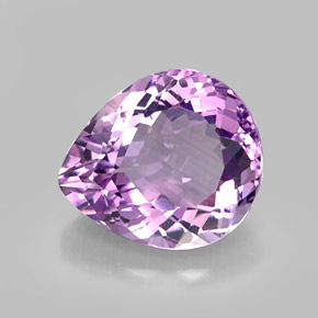 6.96 ct Violet Amethyst Gemstone, Amethyst Gem in Pear Facet Shape for Sale.