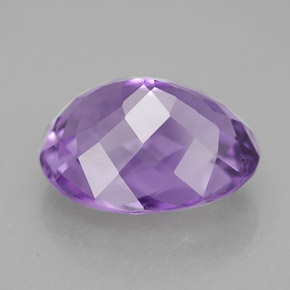 Amethyst Gemstone in 14.4 x 11.3 mm Size for Sale, Amethyst Stone in Violet Color