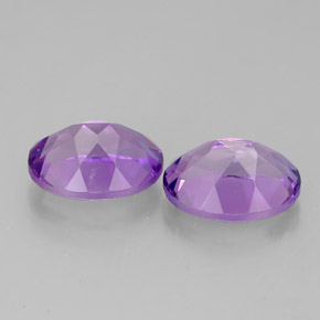 Amethyst Gemstone in 8 x 6 mm (calibrated) Size for Sale, Amethyst Stone in Violet Color