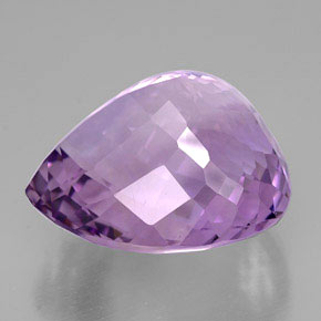 Amethyst Gemstone in 25.9 x 24.2 mm Size for Sale, Amethyst Stone in Violet Color