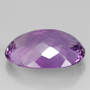 Amethyst Gemstone in 27.1 x 19.8 mm Size for Sale, Amethyst Stone in Violet Color