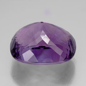Amethyst Gemstone in 26.4 x 22.7 mm Size for Sale, Amethyst Stone in Violet Color