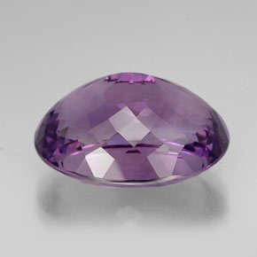 Amethyst Gemstone in 27.8 x 21.5 mm Size for Sale, Amethyst Stone in Violet Color