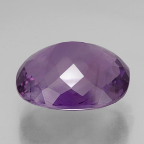 Amethyst Gemstone in 22.4 x 19.4 mm Size for Sale, Amethyst Stone in Purple Color
