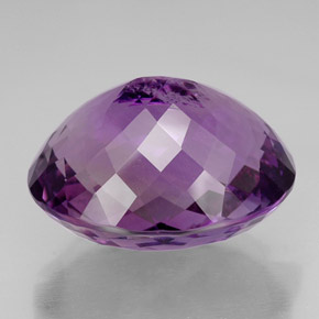 Amethyst Gemstone in 25.9 x 20.3 mm Size for Sale, Amethyst Stone in Violet Color