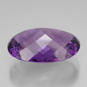 Amethyst Gemstone in 30.3 x 20.1 mm Size for Sale, Amethyst Stone in Purple Color