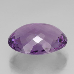 Amethyst Gemstone in 25.2 x 19.6 mm Size for Sale, Amethyst Stone in Purple Color