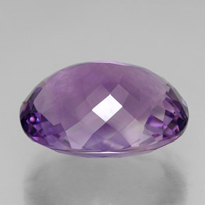 Amethyst Gemstone in 23.7 x 19.5 mm Size for Sale, Amethyst Stone in Purple Color