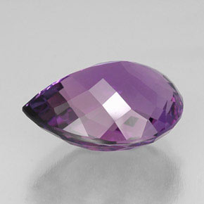 Amethyst Gemstone in 22.8 x 17.1 mm Size for Sale, Amethyst Stone in Purple Color