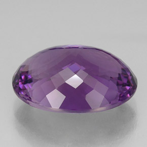 Amethyst Gemstone in 22.7 x 17.8 mm Size for Sale, Amethyst Stone in Violet Color
